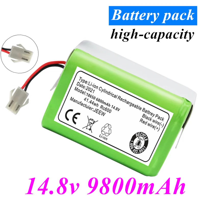 2022 Li-ion battery 14.8V9800mAh for Conga Excellence 990EcovacsDeebot N79 N79S DN622, Eufy Robovac11 11S 12 15C 15S 35Ccapacity
2022 Li-ion battery 14.8V9800mAh for Conga Excellence 990EcovacsDeebot N79 N79S DN622, Eufy Robovac11 11S 12 15C 15S 35Ccapacity