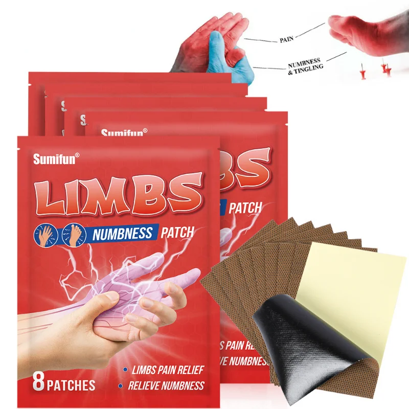 8pcs Herbal Limbs Numbness Patch Hand Foot Arthritis Muscle Cramps Stickers For Knee Numb Relief Sprains Bone Ache Health Care
8pcs Herbal Limbs Numbness Patch Hand Foot Arthritis Muscle Cramps Stickers For Knee Numb Relief Sprains Bone Ache Health Care