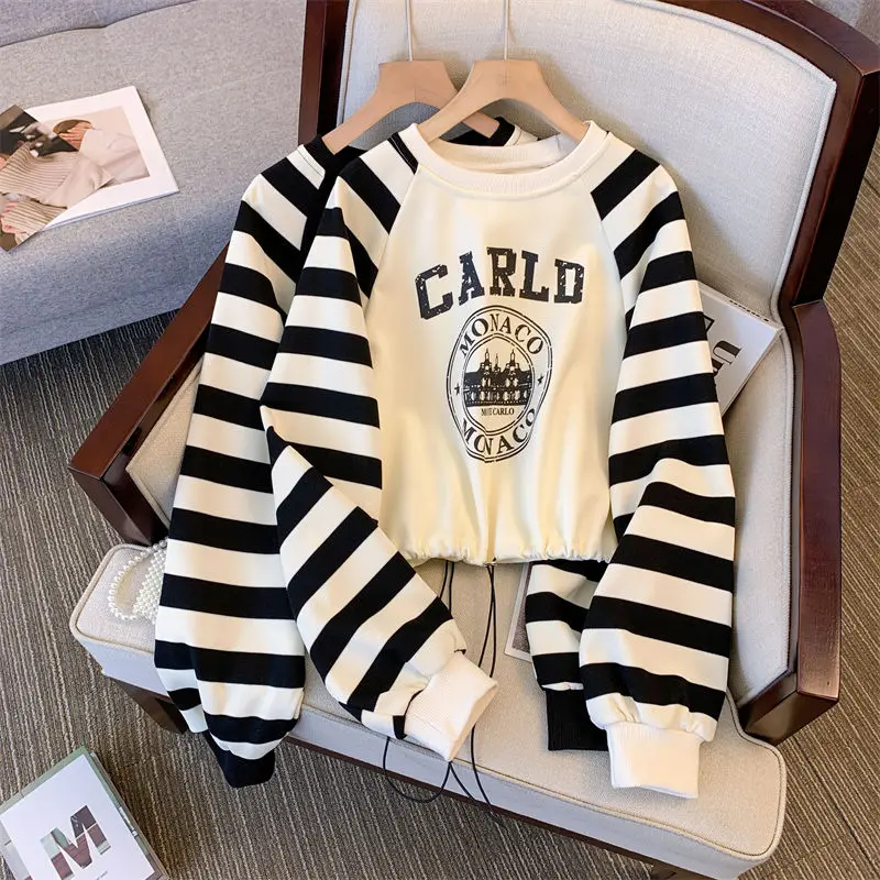 Fashion baby girl spring and autumn patchwork stripes all loose top long sleeve base shirt infant toddler teens 3-14Y
Fashion baby girl spring and autumn patchwork stripes all loose top long sleeve base shirt infant toddler teens 3-14Y