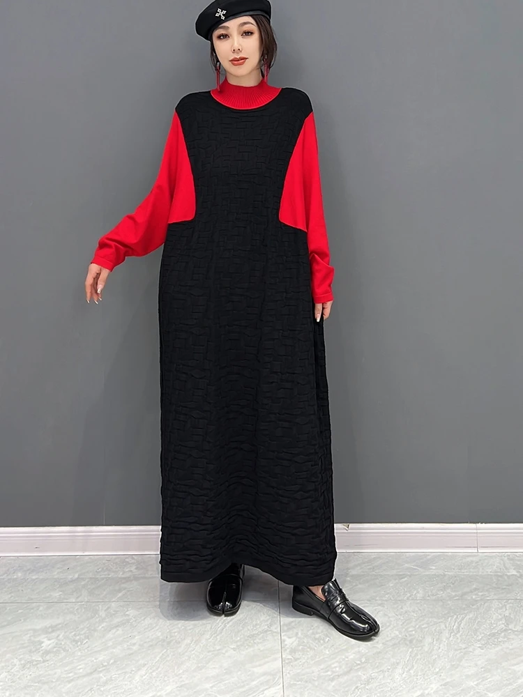 EVLOOKS Europe Station Autumn 2022 New Korean Fashion Knitted Dress Slim Trend Women's Dress Robe Longue Mousseline Femme
EVLOOKS Europe Station Autumn 2022 New Korean Fashion Knitted Dress Slim Trend Women's Dress Robe Longue Mousseline Femme
