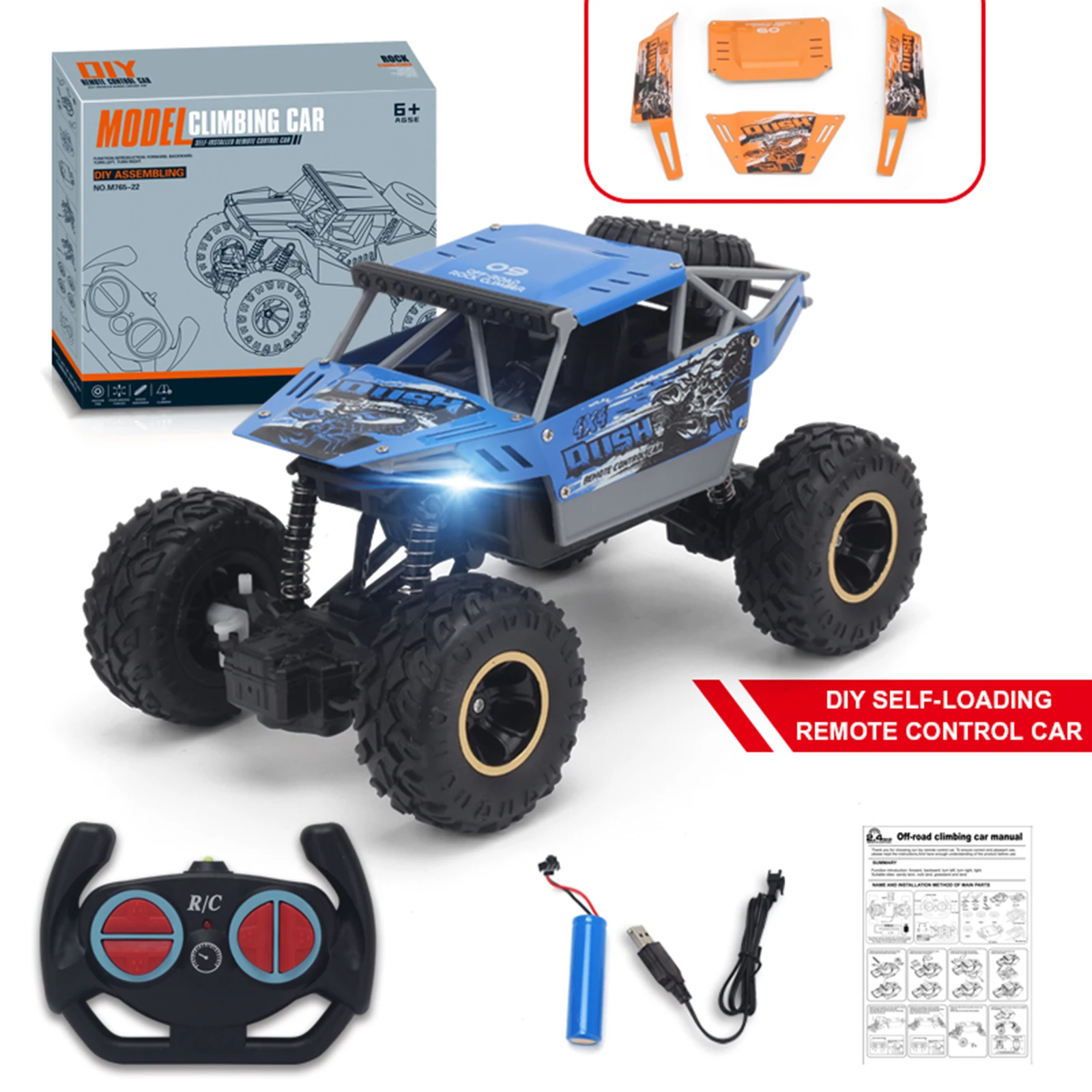 RC Car Building Toy Kit 2.4G 4WD Crawler Truck RC Car DIY KIT Control Truck Klimmen Diy Kinderen Voertuig Model Electric Car
RC Car Building Toy Kit 2.4G 4WD Crawler Truck RC Car DIY KIT Control Truck Klimmen Diy Kinderen Voertuig Model Electric Car