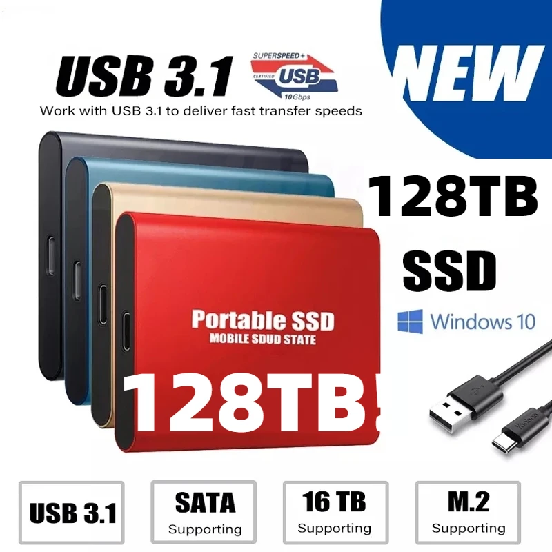High-Speed Mobile External Hard Disk For Laptop Desktop Computer Interface USB3.1/Type-C Memory 4TB 6TB 8TB 12TB 16TB 26TB 30TB
High-Speed Mobile External Hard Disk For Laptop Desktop Computer Interface USB3.1/Type-C Memory 4TB 6TB 8TB 12TB 16TB 26TB 30TB