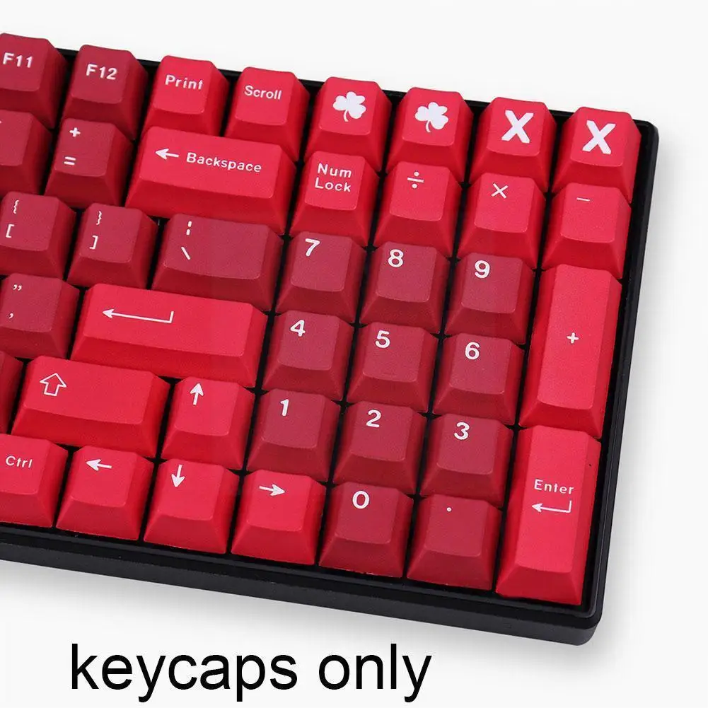 129- Dye-sub Pbt Cap For Profile For Mx Switch Mechanical Board Red Series Caps T6r7
129- Dye-sub Pbt Cap For Profile For Mx Switch Mechanical Board Red Series Caps T6r7