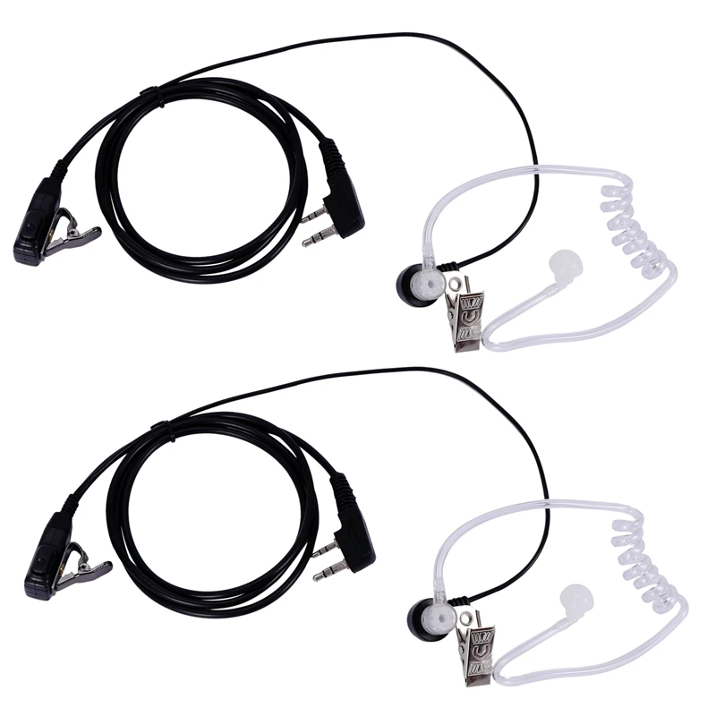 2X 2 Pin Covert Acoustic Air Tube Mic Microphone Earphone Earbud Headset Earpiece Headphone For Kenwood Baofeng
2X 2 Pin Covert Acoustic Air Tube Mic Microphone Earphone Earbud Headset Earpiece Headphone For Kenwood Baofeng