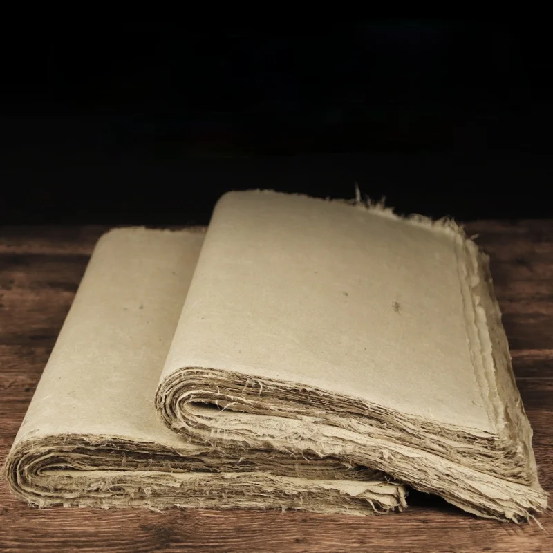 20 Sheets Calligraphy Hemp Paper Handmade Chinese Half-Ripe Xuan Paper Unedged Rice Papers Carta Di Riso Writing Painting Supply
20 Sheets Calligraphy Hemp Paper Handmade Chinese Half-Ripe Xuan Paper Unedged Rice Papers Carta Di Riso Writing Painting Supply