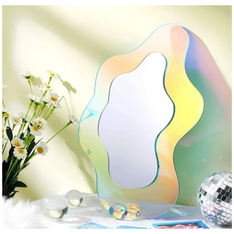 Acrylic Large Cloud Colorful Mirror Living Room Home Decorative Wall Mirror Bedroom Table Standing Make-up Mirror
Acrylic Large Cloud Colorful Mirror Living Room Home Decorative Wall Mirror Bedroom Table Standing Make-up Mirror