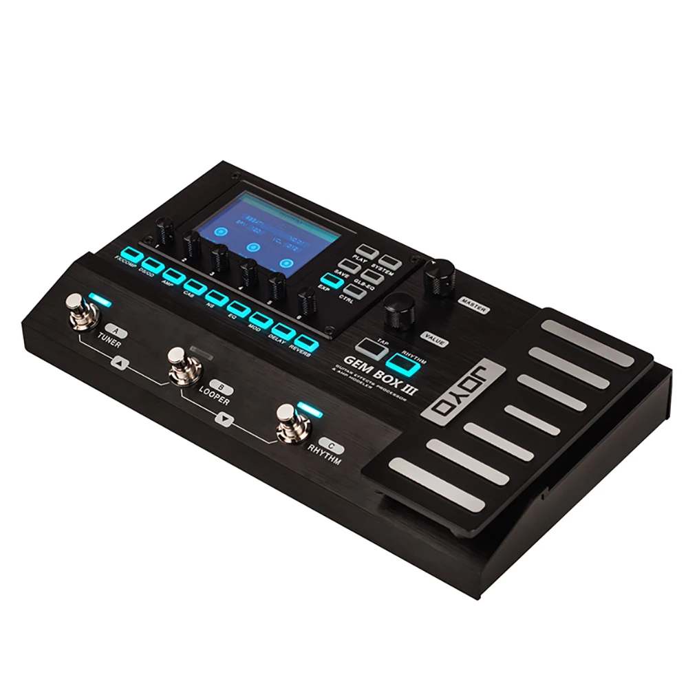 JOYO GEM BOX III Guitar Pedal Synth Multi-Effects Processor Overdrive Distortion Pedal LOOPER Delay Effect 9 Effects Module
JOYO GEM BOX III Guitar Pedal Synth Multi-Effects Processor Overdrive Distortion Pedal LOOPER Delay Effect 9 Effects Module