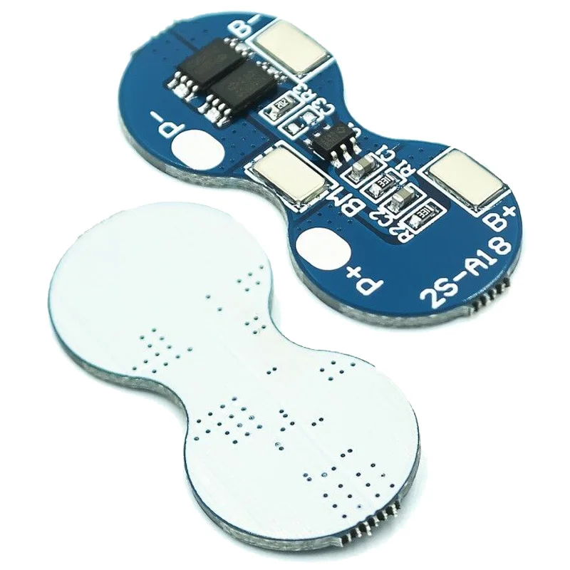 2S Li-ion 18650 Lithium Battery Charger Protection Board 7.4V Overcurrent Overcharge Overdischarge Protection 4A 2 Series BMS
2S Li-ion 18650 Lithium Battery Charger Protection Board 7.4V Overcurrent Overcharge Overdischarge Protection 4A 2 Series BMS