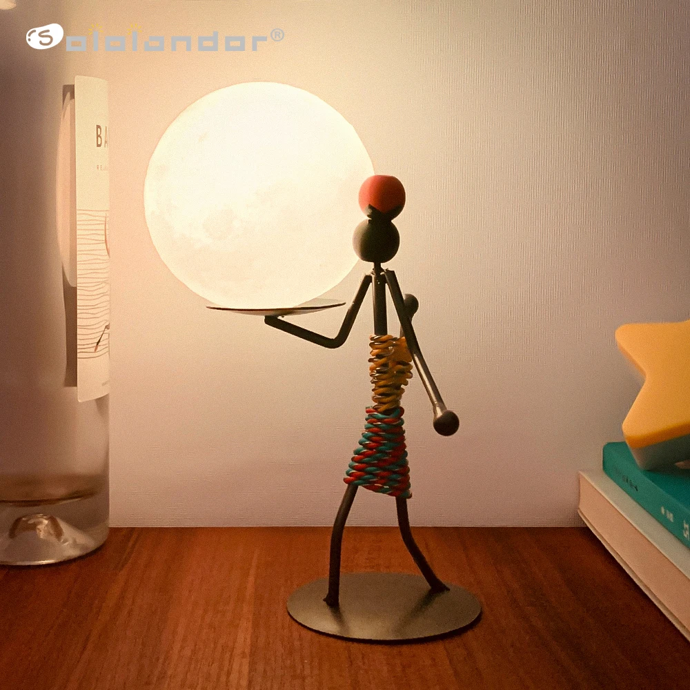 Metal Human Figurines Night Lights 3D Print Led Moon Lamp Bedroom Sleep Light Soft Light Desk Lamp Room Desktop Ornaments Gifts
Metal Human Figurines Night Lights 3D Print Led Moon Lamp Bedroom Sleep Light Soft Light Desk Lamp Room Desktop Ornaments Gifts