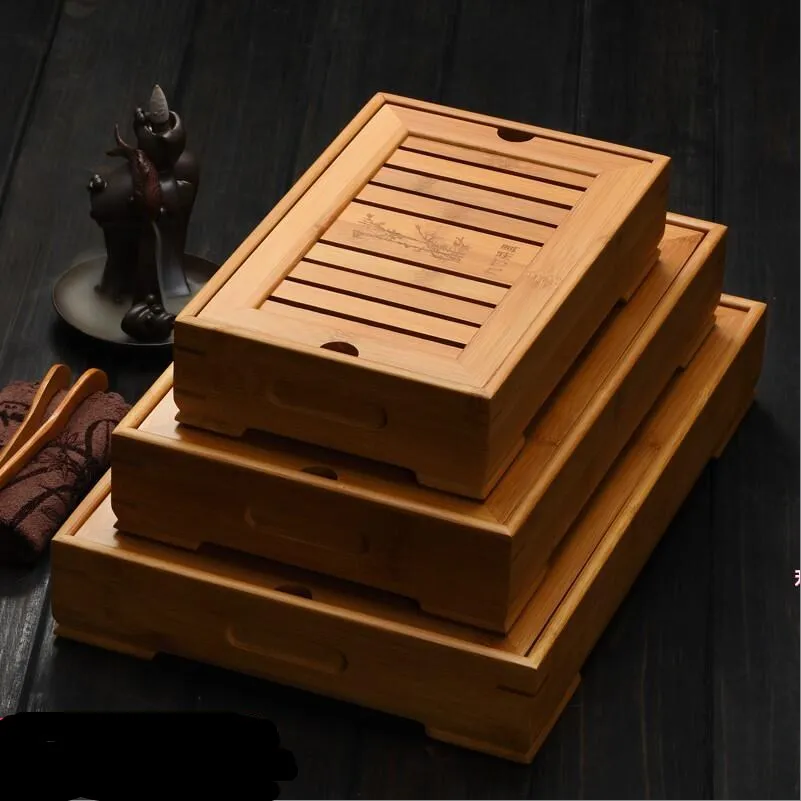 Square Bamboo Tea Trays Kung Fu Water Storage Drain Rack Chinese Tea Table Serving Tray Set Free Shipping Simple Tea Accessories
Square Bamboo Tea Trays Kung Fu Water Storage Drain Rack Chinese Tea Table Serving Tray Set Free Shipping Simple Tea Accessories