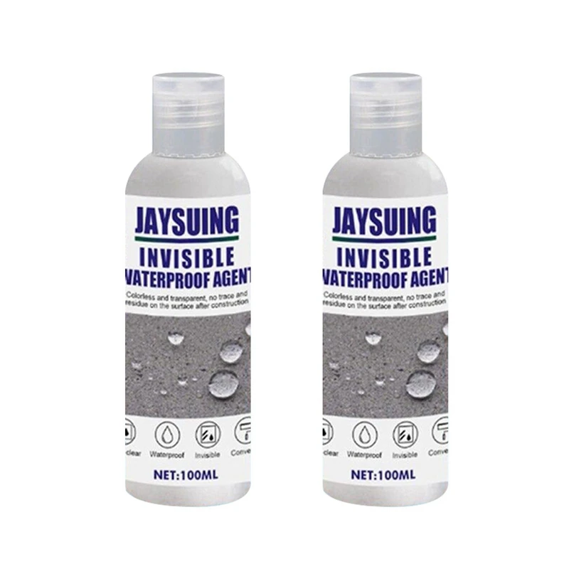 2X Jaysuing Invisible Waterproof Agent Super Strong Bonding Anti Leaking Sealant Invisible Waterproof Agent 100Ml
2X Jaysuing Invisible Waterproof Agent Super Strong Bonding Anti Leaking Sealant Invisible Waterproof Agent 100Ml