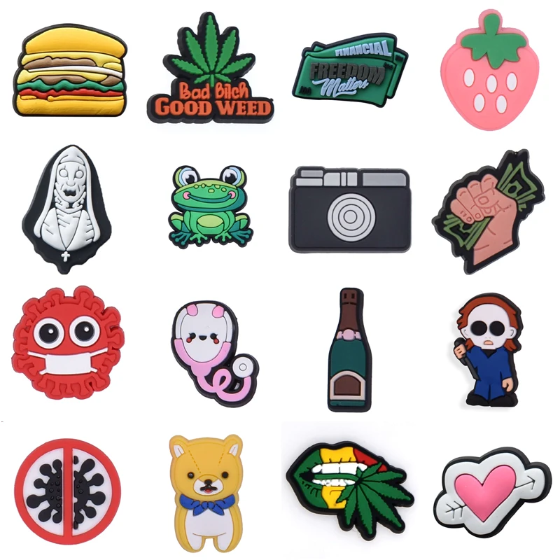 Women Charm Shoe Charms Accessories Decorations PVC Buckle Decorations for Crocs Wholesale Bulk Gifts Pins Shoes Accessories
Women Charm Shoe Charms Accessories Decorations PVC Buckle Decorations for Crocs Wholesale Bulk Gifts Pins Shoes Accessories