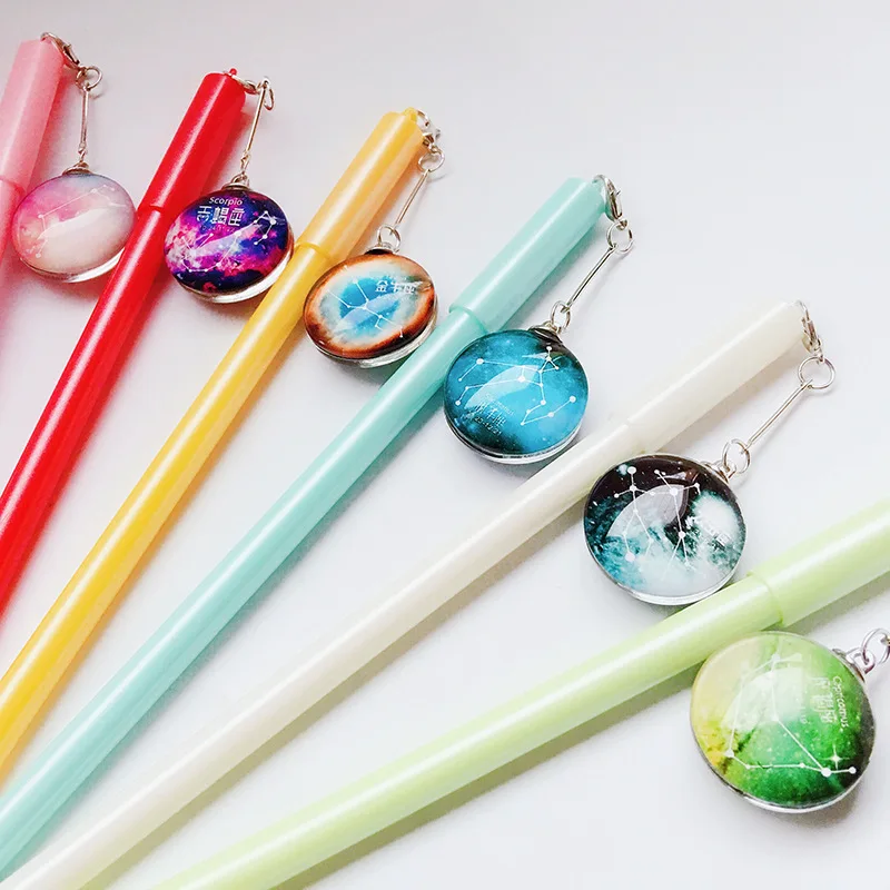 Creative Black Constellation Zodiac Pendant Gel Pen Fine Writing Ink Pen Promotional Gift Stationery School & Office Supply
Creative Black Constellation Zodiac Pendant Gel Pen Fine Writing Ink Pen Promotional Gift Stationery School & Office Supply