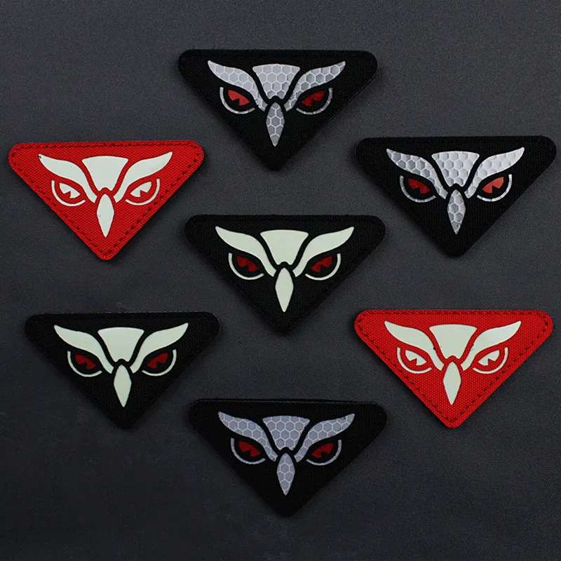 Triangular Luminous Patch Laser Cut Eagle Eye Reflective Velcro Badge Outdoor Tactical Military Accessories DIY Decoration
Triangular Luminous Patch Laser Cut Eagle Eye Reflective Velcro Badge Outdoor Tactical Military Accessories DIY Decoration