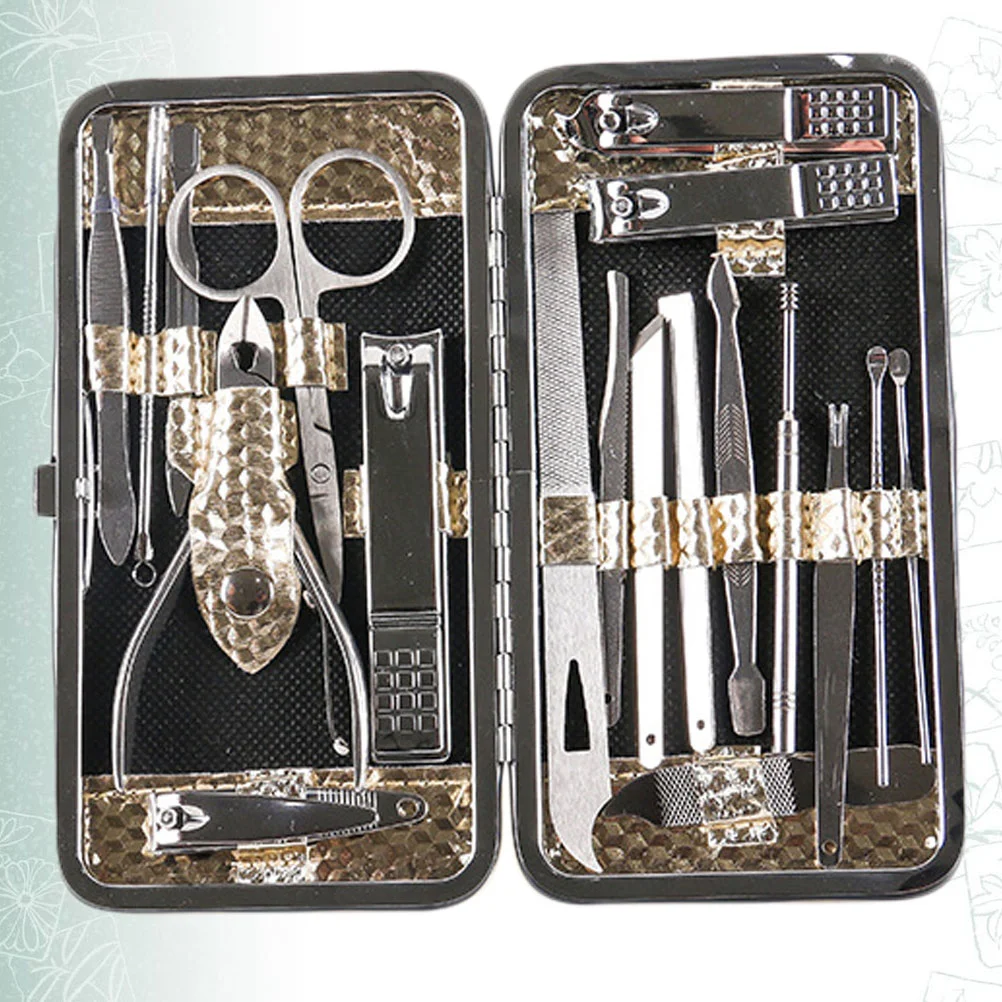 Nail Kit Set Manicure Pedicure Grooming Clippers Steel Care Stainless Professional Tools Scissors Buffer Clipper Travel Tool
Nail Kit Set Manicure Pedicure Grooming Clippers Steel Care Stainless Professional Tools Scissors Buffer Clipper Travel Tool