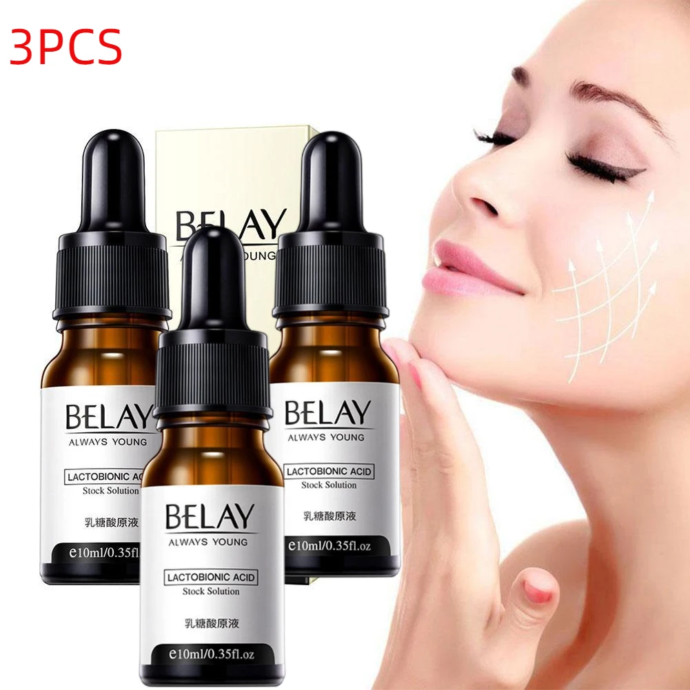 3X 10ml Lactobionic Acid Serum Hyaluronic Acid Serum Collagen Anti-Aging Wrinkle Lift Firming Whitening Moisturizing Face Cream
3X 10ml Lactobionic Acid Serum Hyaluronic Acid Serum Collagen Anti-Aging Wrinkle Lift Firming Whitening Moisturizing Face Cream
