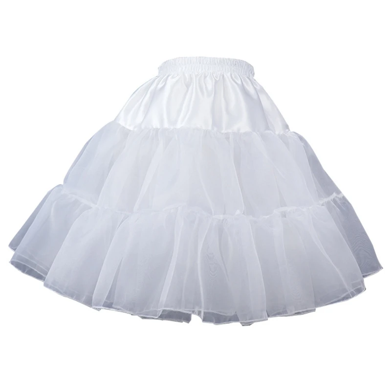 Crinoline Underskirt Petticoat A-line Knee Length Bridal Dress Vintage Ball Gown Slip for Women Hoopless White
Crinoline Underskirt Petticoat A-line Knee Length Bridal Dress Vintage Ball Gown Slip for Women Hoopless White