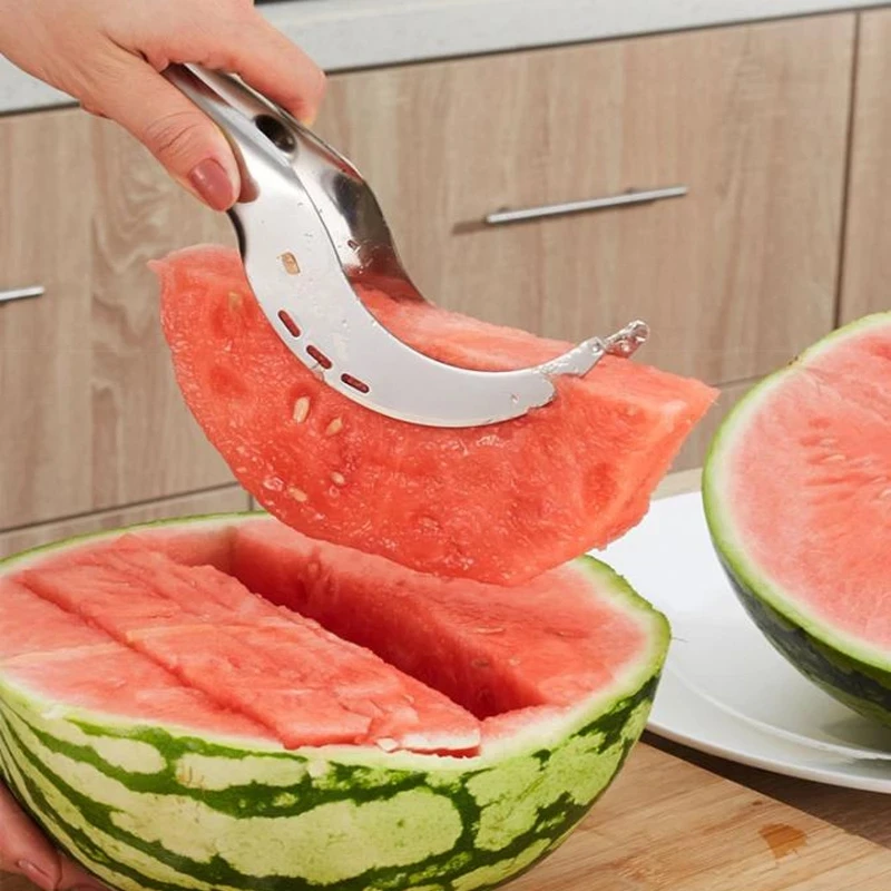 

Stainless Steel Windmill Watermelon Cutter Artifact Salad Fruit Slicer Cutter Tool Watermelon Digger Kitchen Accessories Gadgets