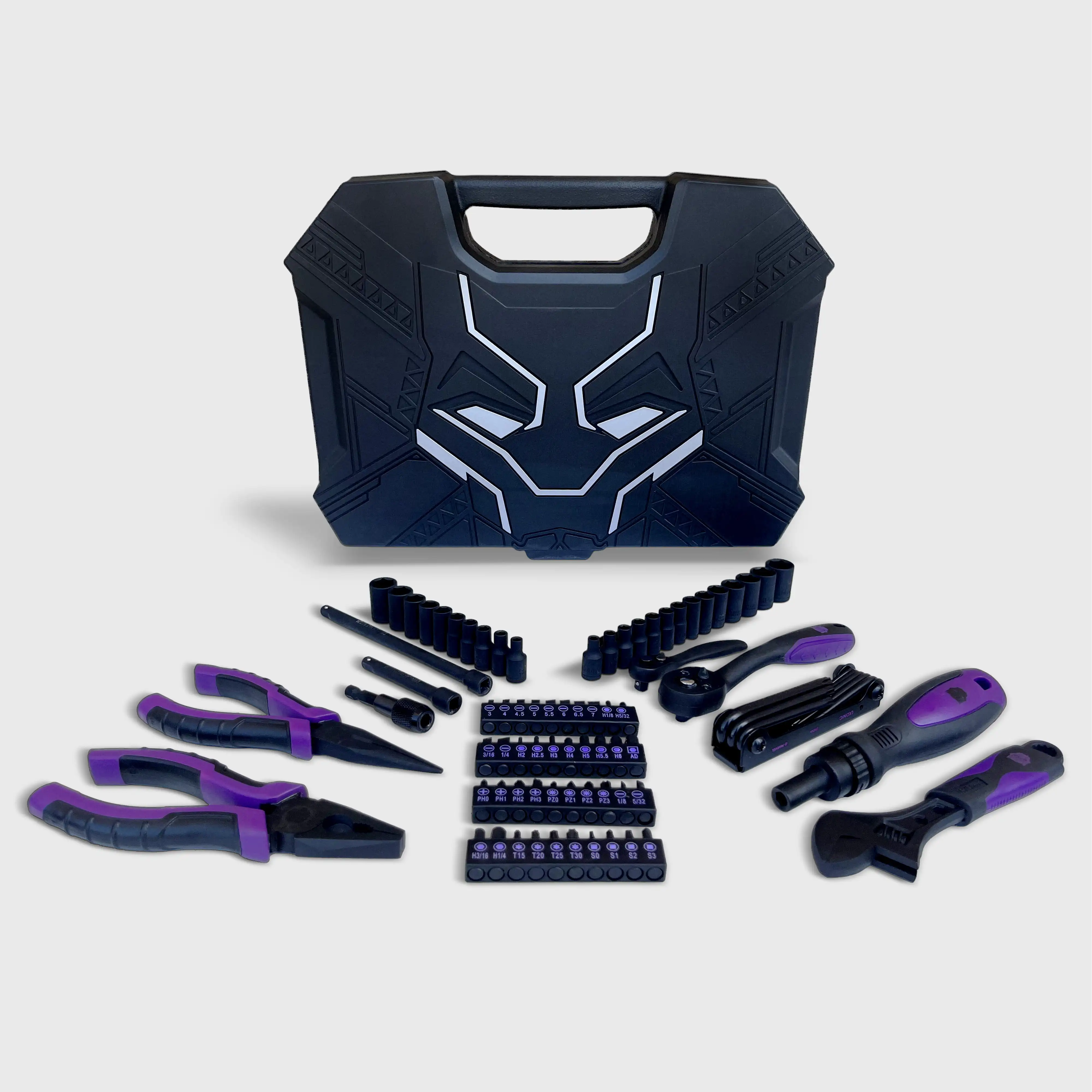 82pc Giftable Tool Set with Socket Set and Hand Tools. Purple Edition Car Repair tools
82pc Giftable Tool Set with Socket Set and Hand Tools. Purple Edition Car Repair tools