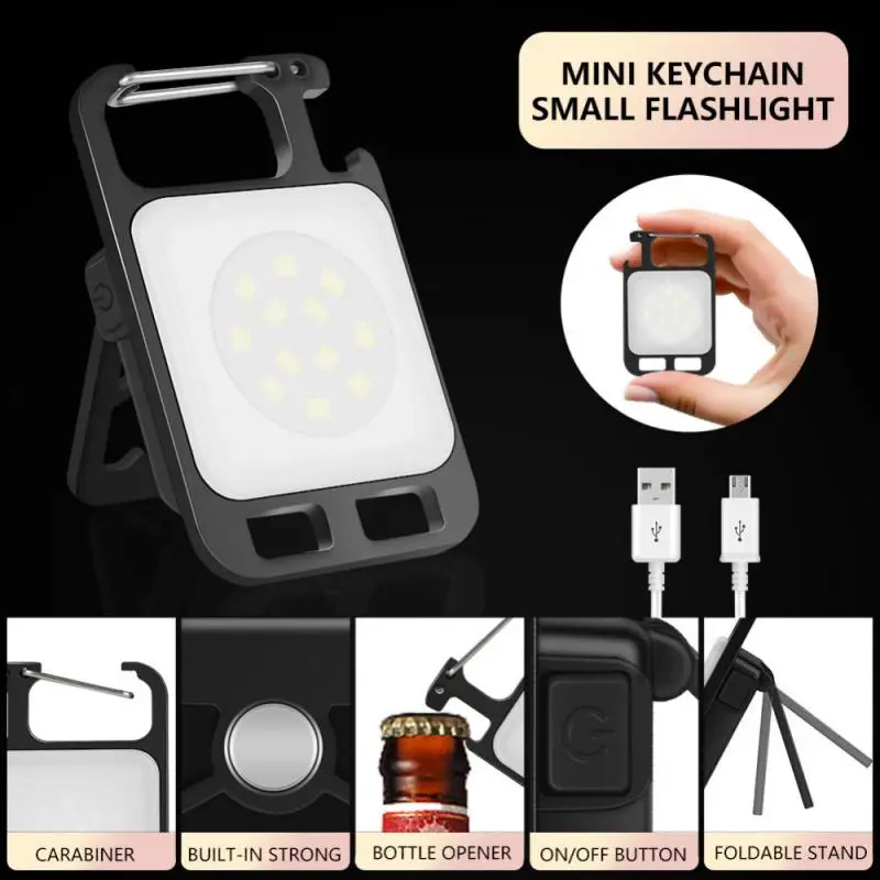 Mini LED Flashlight Portable USB Rechargeable Work Light Bright Keychain Light Small Pocket Flashlights For Outdoor Lamp Campin
Mini LED Flashlight Portable USB Rechargeable Work Light Bright Keychain Light Small Pocket Flashlights For Outdoor Lamp Campin