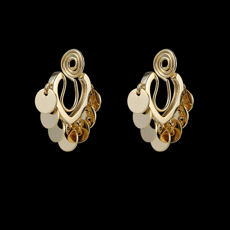 Classic ear-free mosquito coil ear clip simple fairy love earrings banquet fashion jewelry gift hot sale
Classic ear-free mosquito coil ear clip simple fairy love earrings banquet fashion jewelry gift hot sale