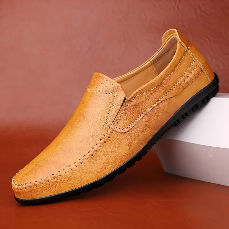 Boys Pattern Peas Shoes Genuine Leather Four Seasons Breathable Soft Bottom Casual Leather Shoes Versatile Soft Bottom Gommino M
Boys Pattern Peas Shoes Genuine Leather Four Seasons Breathable Soft Bottom Casual Leather Shoes Versatile Soft Bottom Gommino M