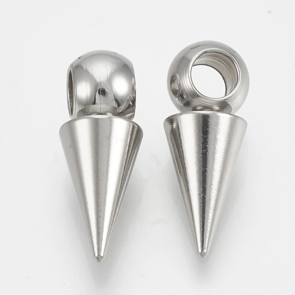 5-10PC 201 Stainless Steel Pendants Cone Stainless Steel Color 16x6mm for Bracelet Jewelry Making Supplies
5-10PC 201 Stainless Steel Pendants Cone Stainless Steel Color 16x6mm for Bracelet Jewelry Making Supplies