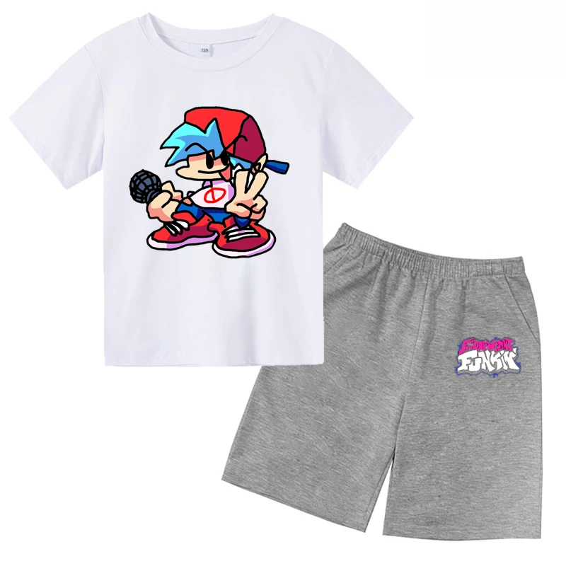 Children's clothing cartoon short-sleeved clothes T-shirt top + pants suit children's T-shirt suit boy girl baby T-shirt
Children's clothing cartoon short-sleeved clothes T-shirt top + pants suit children's T-shirt suit boy girl baby T-shirt