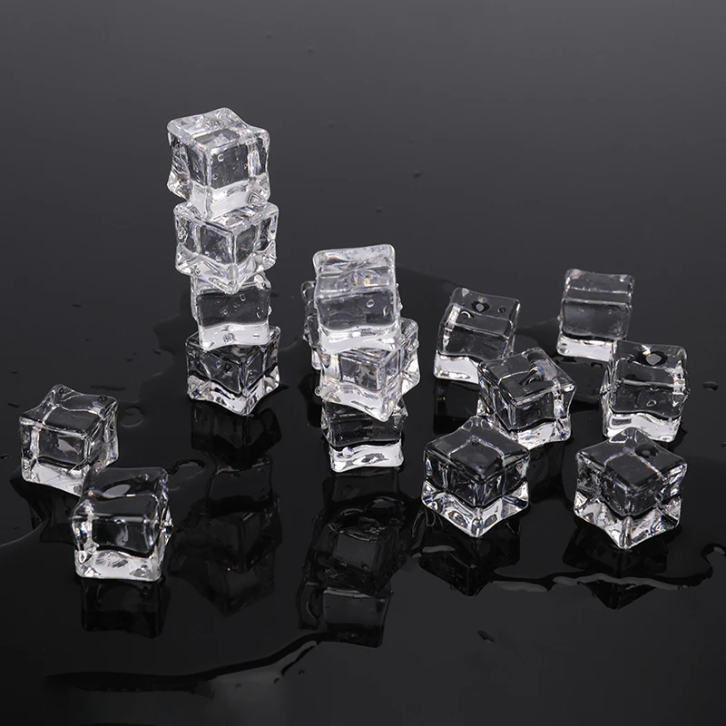 16Pcs/lot 2cm/1.7cm Artificial Acrylic Square Shape Ice Cubes Photography Props 
16Pcs/lot 2cm/1.7cm Artificial Acrylic Square Shape Ice Cubes Photography Props