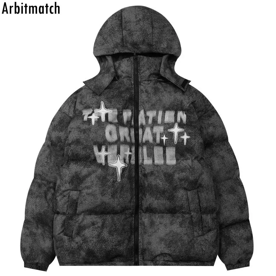 2022 Hip Hop Removable Hooded Cotton Padded Jacket Phantom Letter Printing Winter Fashionable Thickened Warm Coat Men and Women
2022 Hip Hop Removable Hooded Cotton Padded Jacket Phantom Letter Printing Winter Fashionable Thickened Warm Coat Men and Women