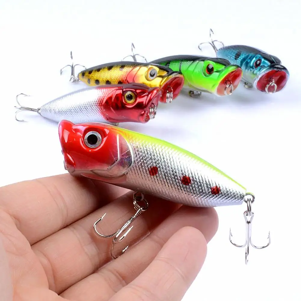 5pcs Topwater Popper Fishing Lure Set 7cm10g 3d Eyes Floating Artificial Bait Bionic Fake Bait Fishing Tackle
5pcs Topwater Popper Fishing Lure Set 7cm10g 3d Eyes Floating Artificial Bait Bionic Fake Bait Fishing Tackle