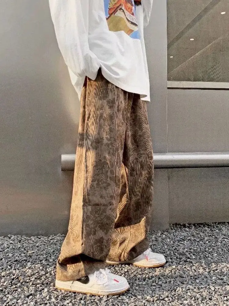 Korean Style Wide Leg Pants Women Vintage Harajuku Print High Waist Corduroy Trousers 2022 Spring and Autumn Male Palazzo Pants
Korean Style Wide Leg Pants Women Vintage Harajuku Print High Waist Corduroy Trousers 2022 Spring and Autumn Male Palazzo Pants