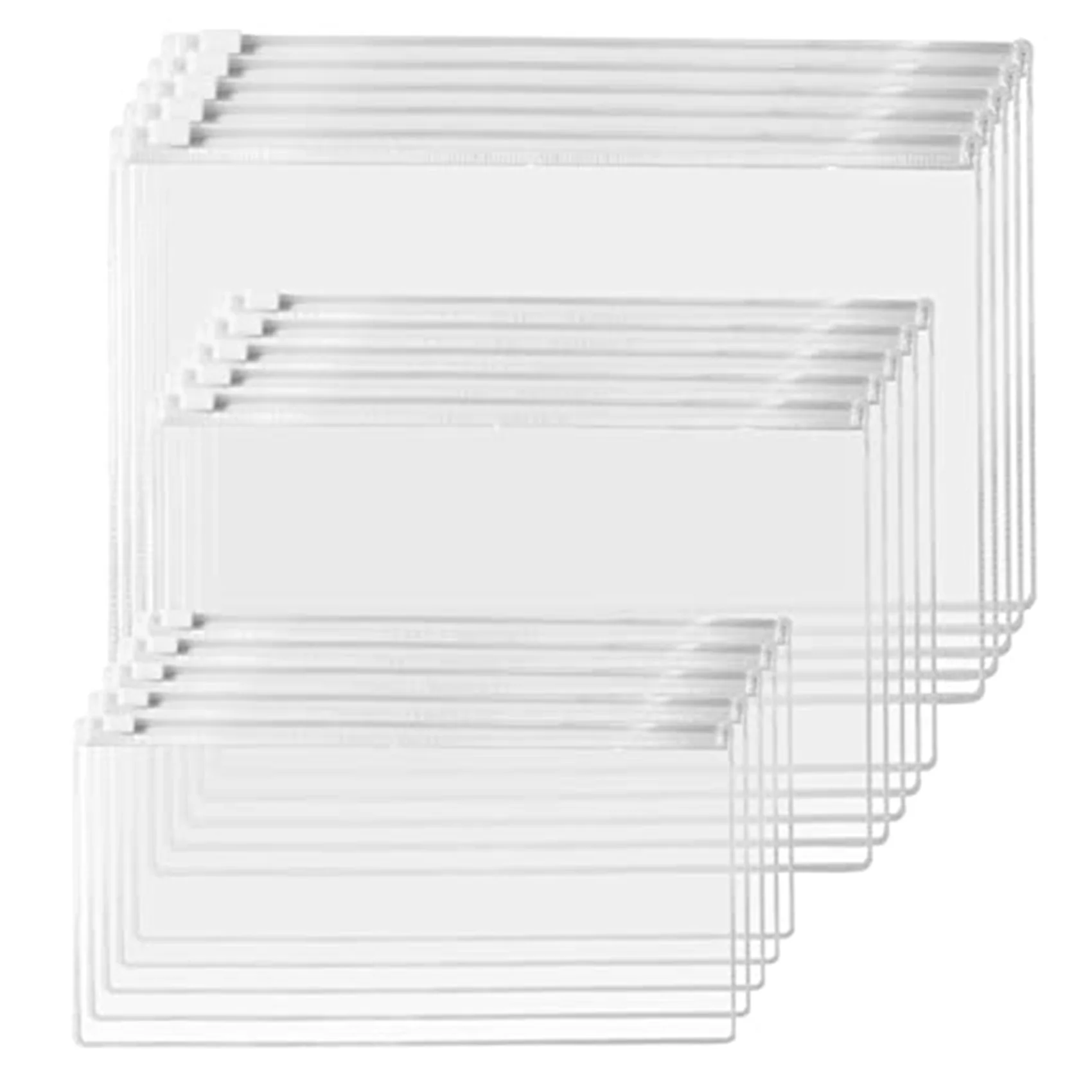 Plastic Envelopes with Zipper,Letter Size Clear File Folder 15 Pack Document Folders Filing Envelopes with Zip for
Plastic Envelopes with Zipper,Letter Size Clear File Folder 15 Pack Document Folders Filing Envelopes with Zip for