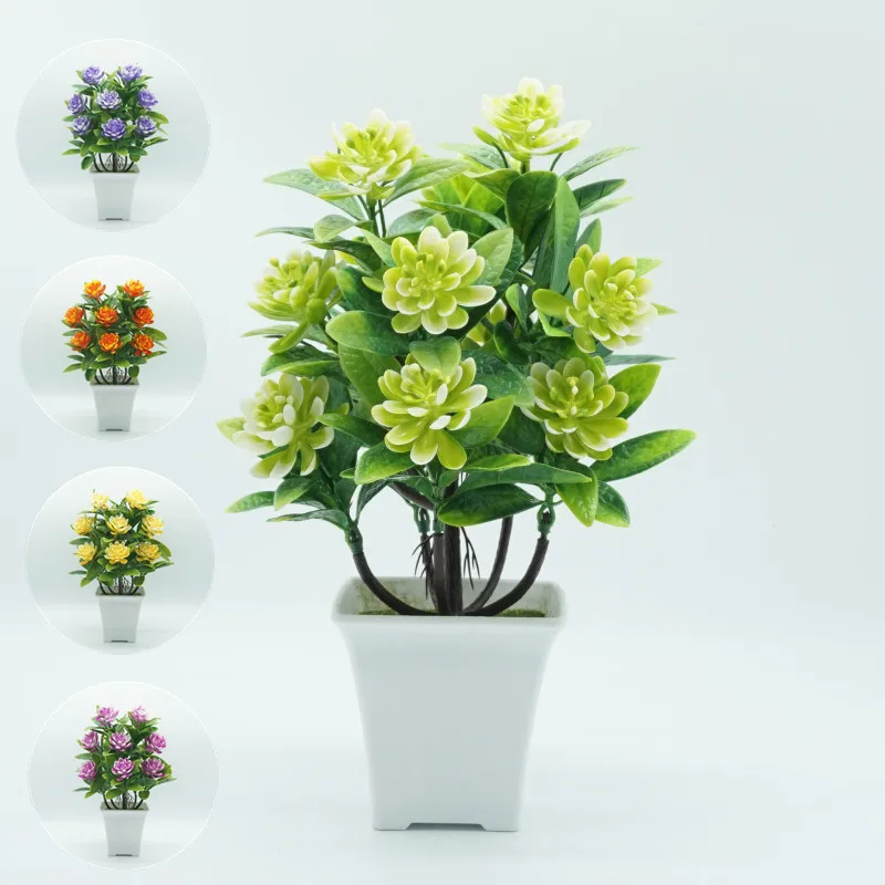 Small Potted Artificial Bonsai Fake Flower Greening Water Lily Simulation Green Plants For Home Living Room Indoor Decoration
Small Potted Artificial Bonsai Fake Flower Greening Water Lily Simulation Green Plants For Home Living Room Indoor Decoration