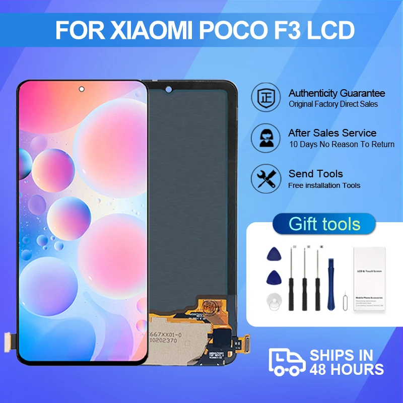 ЖК-дисплей 6,67 дюйма для MI 11i, дисплей для Xiaomi POCO F3, дигитайзер сенсорного экрана для Redmi K40 Lcd K40 Pro MI 11X в сборе с инструментами
ЖК-дисплей 6,67 дюйма для MI 11i, дисплей для Xiaomi POCO F3, дигитайзер сенсорного экрана для Redmi K40 Lcd K40 Pro MI 11X в сборе с инструментами