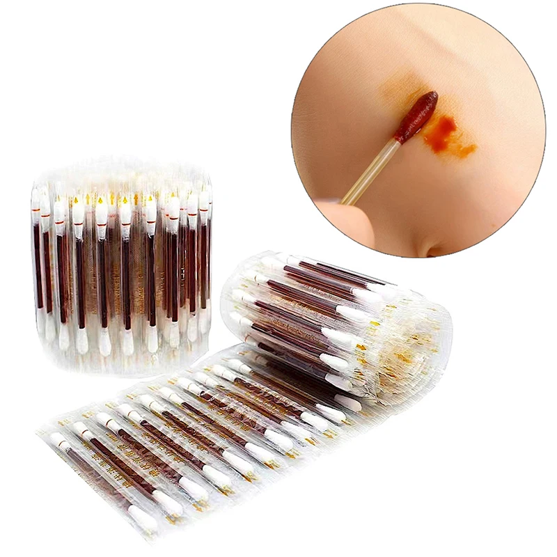 50pc Disposable Medical Iodine Cotton Swab Iodine Disinfection Cotton Swab Climbing Auxiliary First Aid Safety Survival Supplies
50pc Disposable Medical Iodine Cotton Swab Iodine Disinfection Cotton Swab Climbing Auxiliary First Aid Safety Survival Supplies