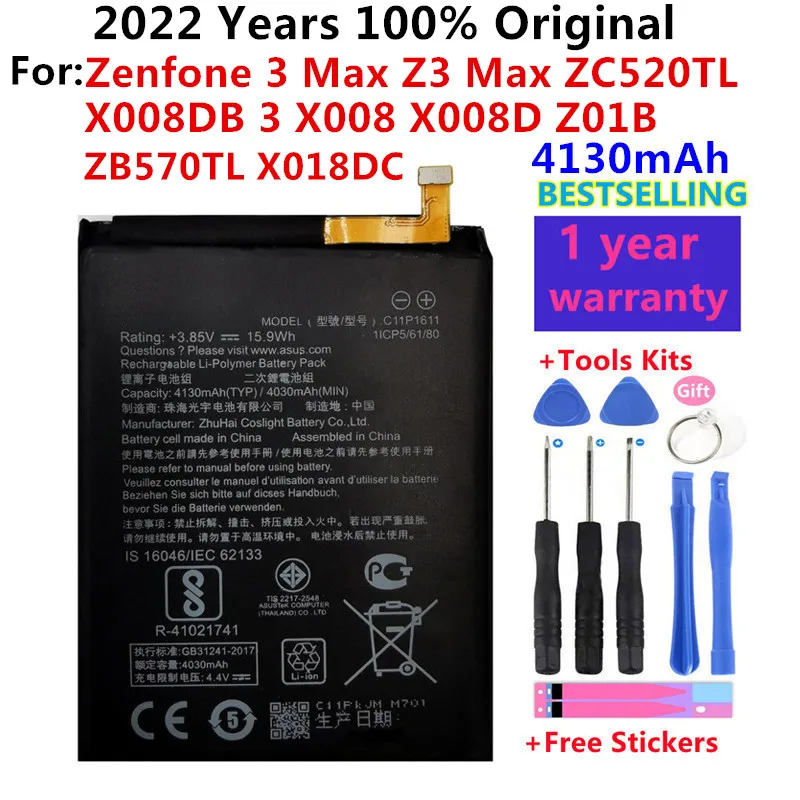 2022 100% Orignal C11P1611 Battery ASUS Zenfone 3 Max Z3 MAX ZC520TL PegASUS 3 ZB570TL X018DC X008 X008D X008DB Z01B Batteries
2022 100% Orignal C11P1611 Battery ASUS Zenfone 3 Max Z3 MAX ZC520TL PegASUS 3 ZB570TL X018DC X008 X008D X008DB Z01B Batteries