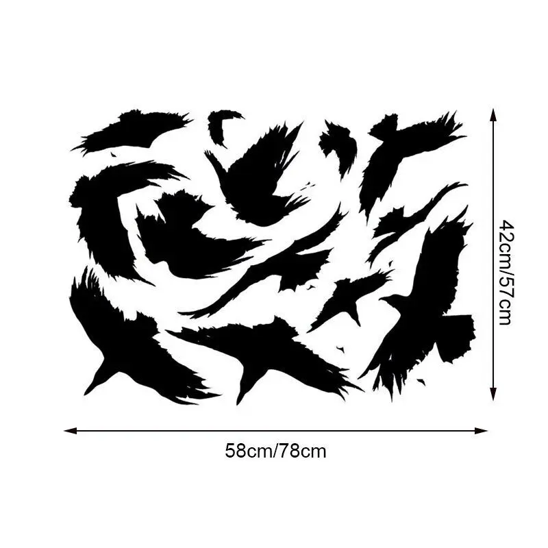 Настенная наклейка "Круглая ворона", ПВХ
Настенная наклейка "Круглая ворона", ПВХ