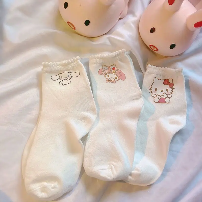 Kawaii Sanrio Hello Kitty Cinnamoroll Mymelody Cotton Medium Socks Girl Cute Animation Winter Socks Girl Birthday Christmas Gift
Kawaii Sanrio Hello Kitty Cinnamoroll Mymelody Cotton Medium Socks Girl Cute Animation Winter Socks Girl Birthday Christmas Gift