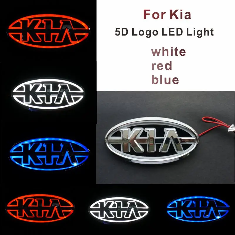 1Pcs 5D Car Front Grille Trunk Logo LED Light Retrofit Light Decorative Light AccessoriesFor Kia K5 SORENTO SOUL ForteCERATO KIA
1Pcs 5D Car Front Grille Trunk Logo LED Light Retrofit Light Decorative Light AccessoriesFor Kia K5 SORENTO SOUL ForteCERATO KIA
