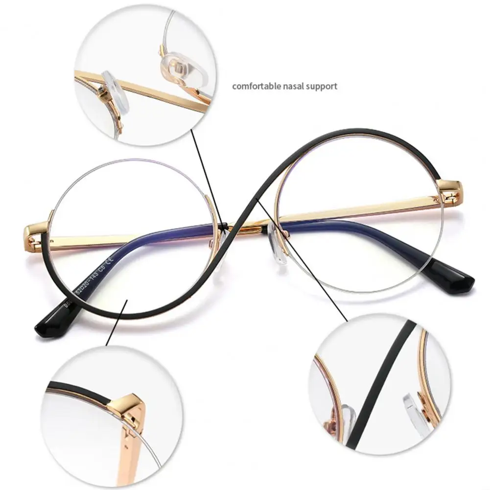 Unisex Glasses Decorative Metal Smooth Comfortable Wear Lightweight Unisex Glasses Glasses for Daily
Unisex Glasses Decorative Metal Smooth Comfortable Wear Lightweight Unisex Glasses Glasses for Daily
