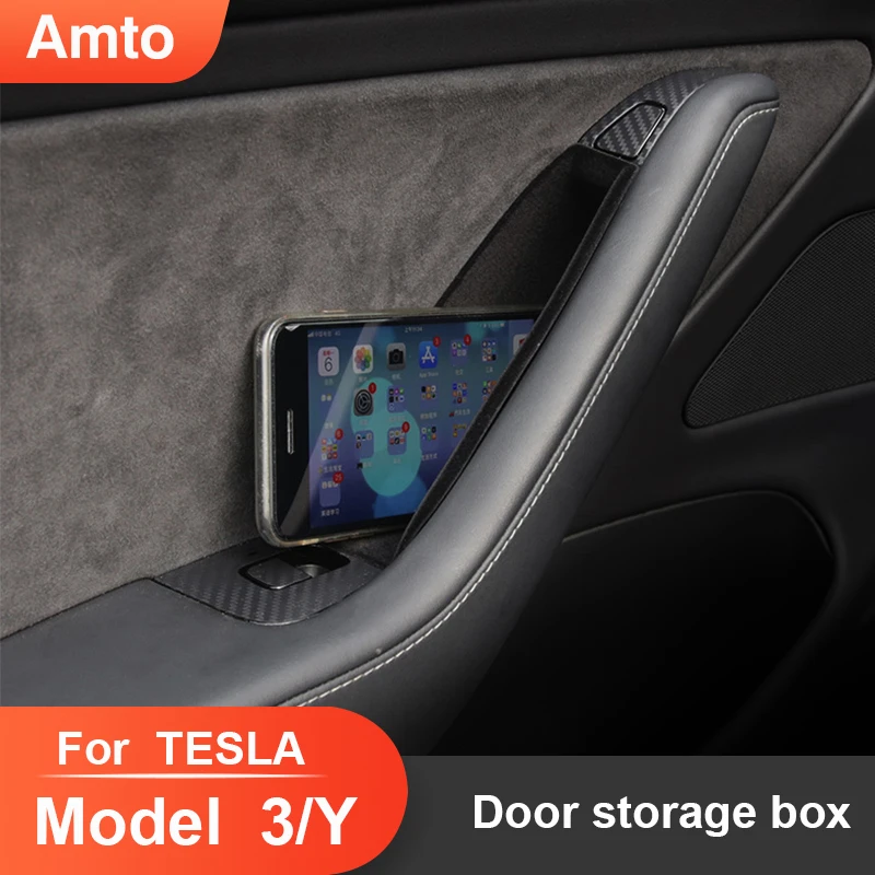Amto For Tesla Model Y 3 X S 2021 2022 2023 Door Handle Storage Box Modification Object Decoration Accessories Car Supplies
Amto For Tesla Model Y 3 X S 2021 2022 2023 Door Handle Storage Box Modification Object Decoration Accessories Car Supplies
