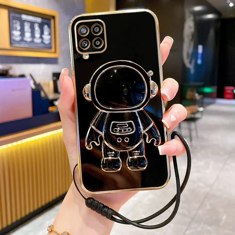 A 12 M 53 33 23 Astronaut Holder With Lanyard Plating Case For Samsung Galaxy A12 A51 A71 A22 M51 M53 M33 M23 4g 5g Stand Cover
A 12 M 53 33 23 Astronaut Holder With Lanyard Plating Case For Samsung Galaxy A12 A51 A71 A22 M51 M53 M33 M23 4g 5g Stand Cover