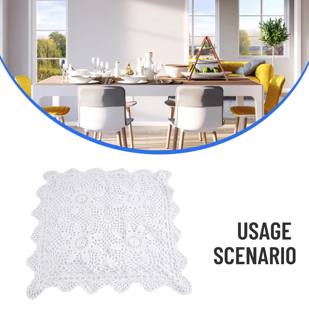 Vintage Square Tablecloth Cotton Crochet Lace Table Cloth Table Decoration Wedding Party Home Decor Kitchen Dining Mat Pad
Vintage Square Tablecloth Cotton Crochet Lace Table Cloth Table Decoration Wedding Party Home Decor Kitchen Dining Mat Pad