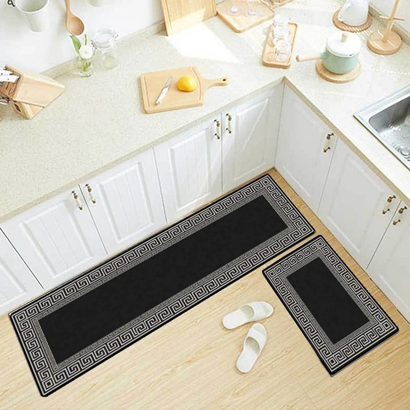 Geometric Non-Slip Kitchen Mat Long Strip Rug Floor Mat Black Entrance Doormat Floor Mats Living Room Long Rugs Carpet Tapis
Geometric Non-Slip Kitchen Mat Long Strip Rug Floor Mat Black Entrance Doormat Floor Mats Living Room Long Rugs Carpet Tapis