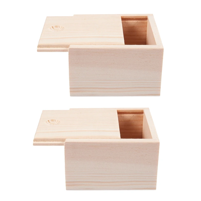 2X Small Plain Wooden Storage Box Case For Jewellery Small Gadgets Gift Wood Color
2X Small Plain Wooden Storage Box Case For Jewellery Small Gadgets Gift Wood Color