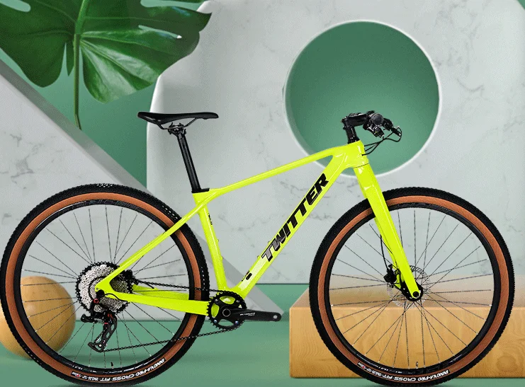 TWITTER M6 NX-11S hydraulic disc brake XC Class internal routing 27.5/29in carbon fiber mountain bike with carbon fork bicycles
TWITTER M6 NX-11S hydraulic disc brake XC Class internal routing 27.5/29in carbon fiber mountain bike with carbon fork bicycles