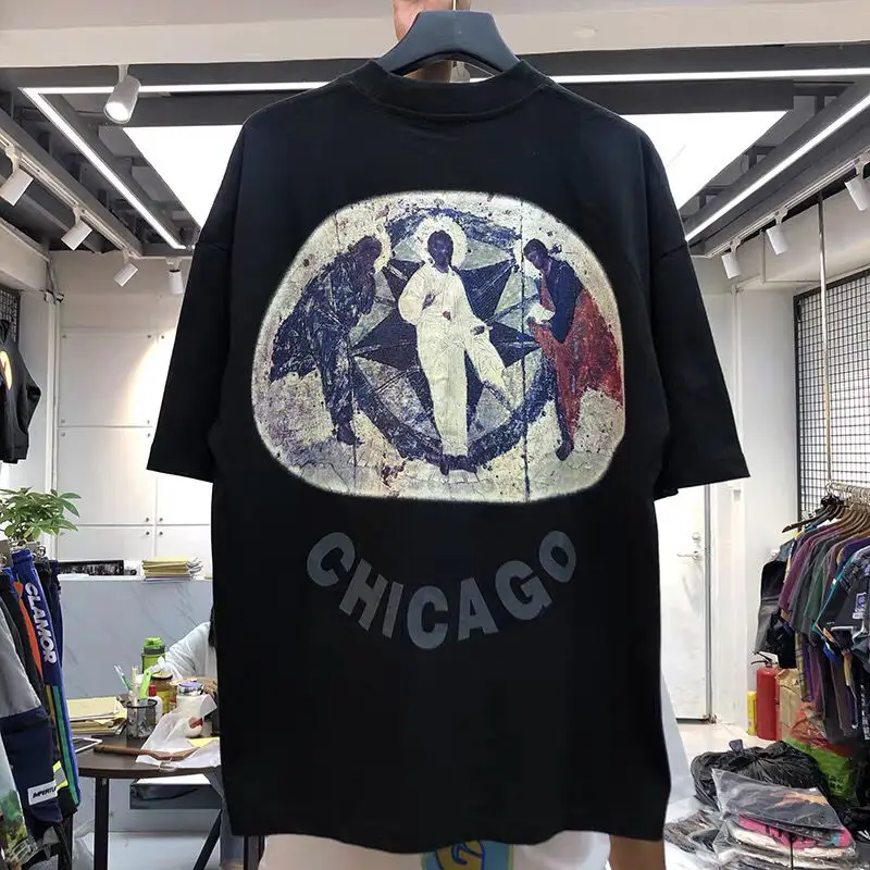 2022 men's and women's Trendy Oil Painting Print Short Sleeved T-shirt Oversized Hip-hop T-shirt Tops for Teens y2k
2022 men's and women's Trendy Oil Painting Print Short Sleeved T-shirt Oversized Hip-hop T-shirt Tops for Teens y2k