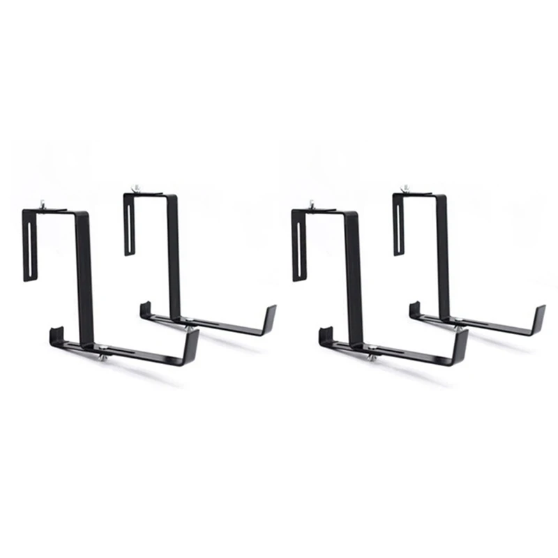 2 Pair Hook Trough Plant Pot Hanging Hooks Rail Balcony Planter Holder Brackets Iron Hooks Height Adjustable Hook -S
2 Pair Hook Trough Plant Pot Hanging Hooks Rail Balcony Planter Holder Brackets Iron Hooks Height Adjustable Hook -S