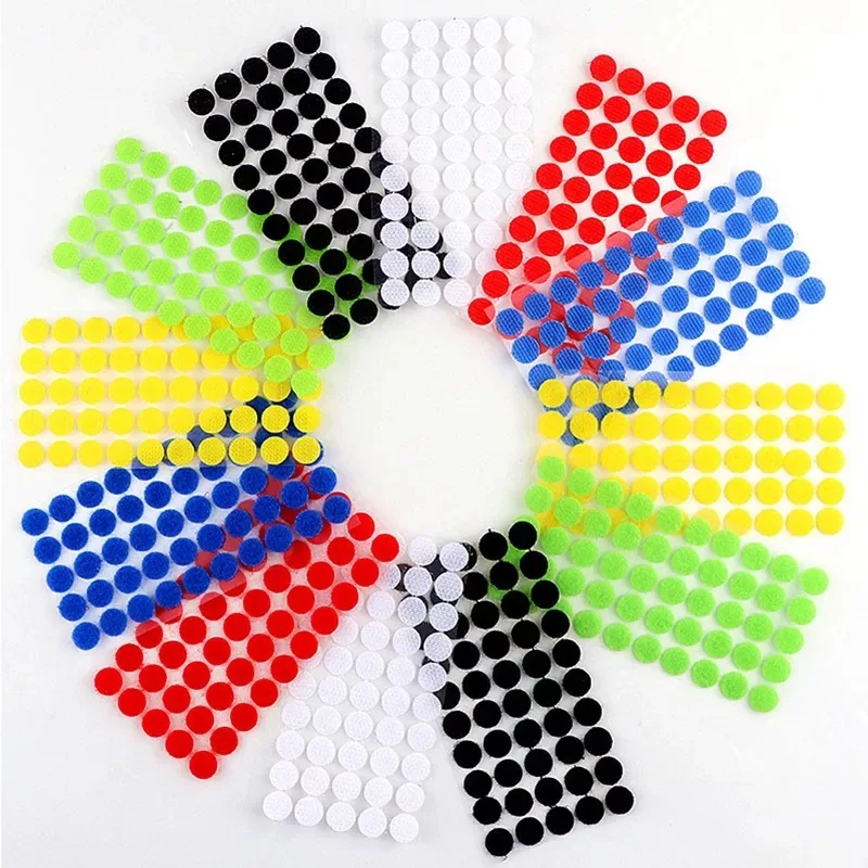 Colorful Dot Sticker Self Adhesive Fastener Tape 10/15mm Strong Glue Disc White Black Transparent Round DIY Nylon Hook Loop Tape
Colorful Dot Sticker Self Adhesive Fastener Tape 10/15mm Strong Glue Disc White Black Transparent Round DIY Nylon Hook Loop Tape